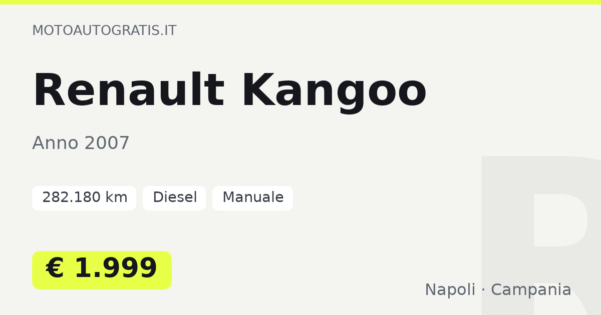 Renault Kangoo