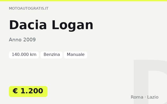 Dacia Logan