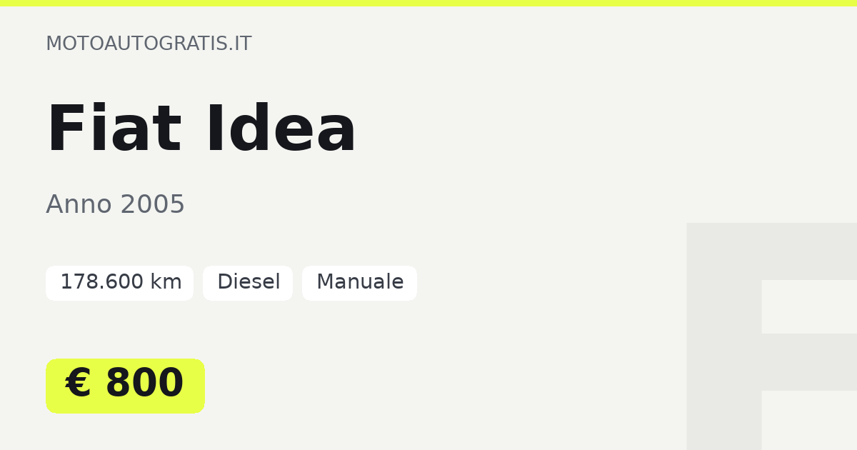 Fiat Idea