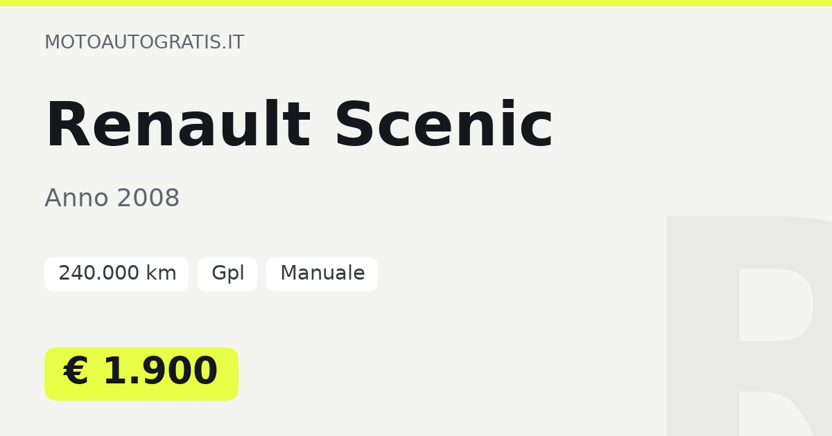 Renault Scenic