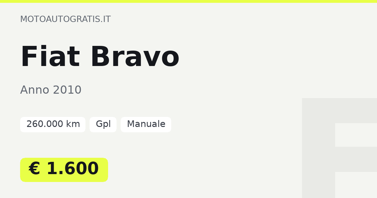 Fiat Bravo