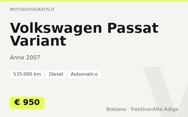 Volkswagen Passat Variant