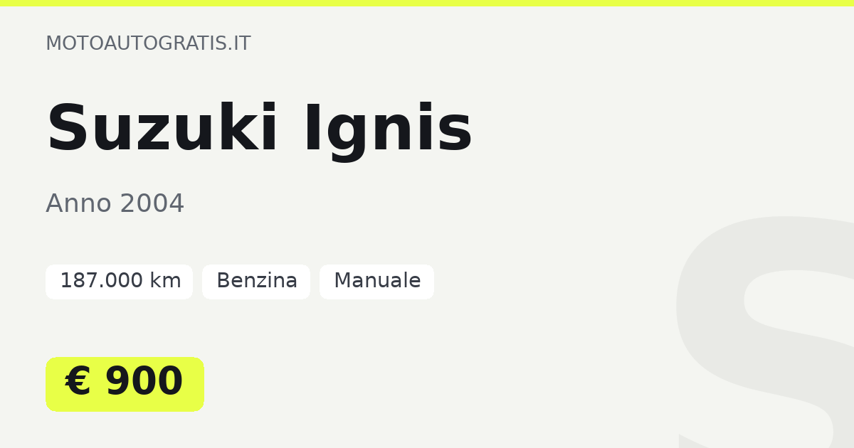 Suzuki Ignis