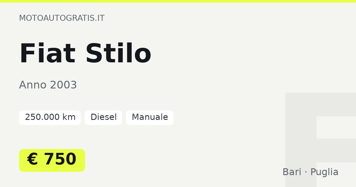 Fiat Stilo