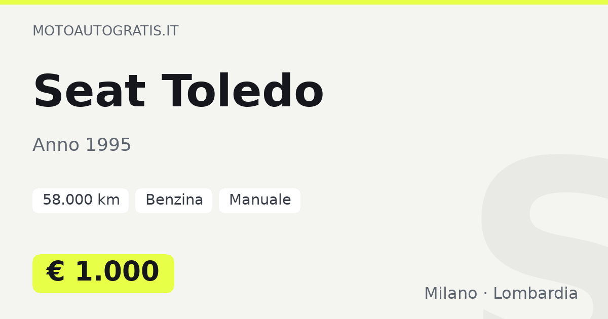 Seat Toledo