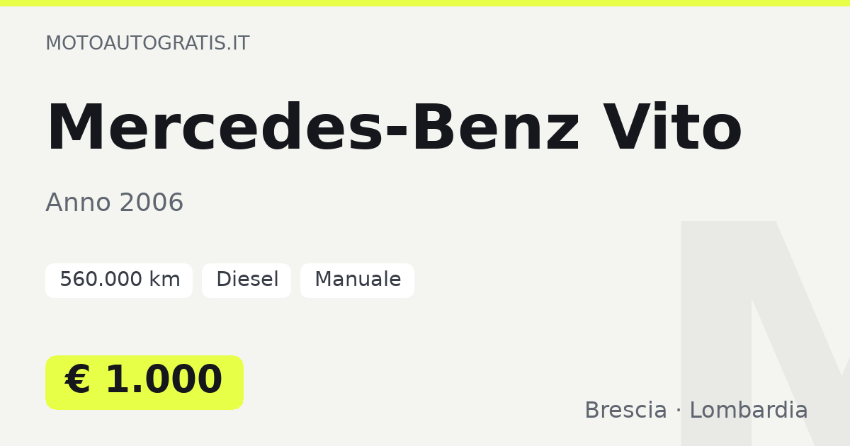 Mercedes-Benz Vito