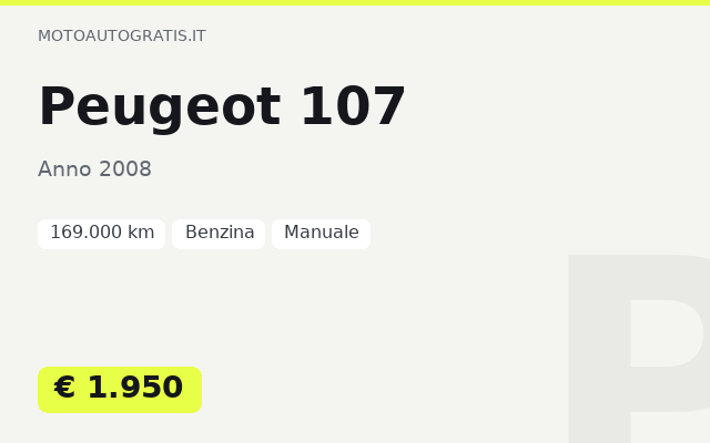 Peugeot 107