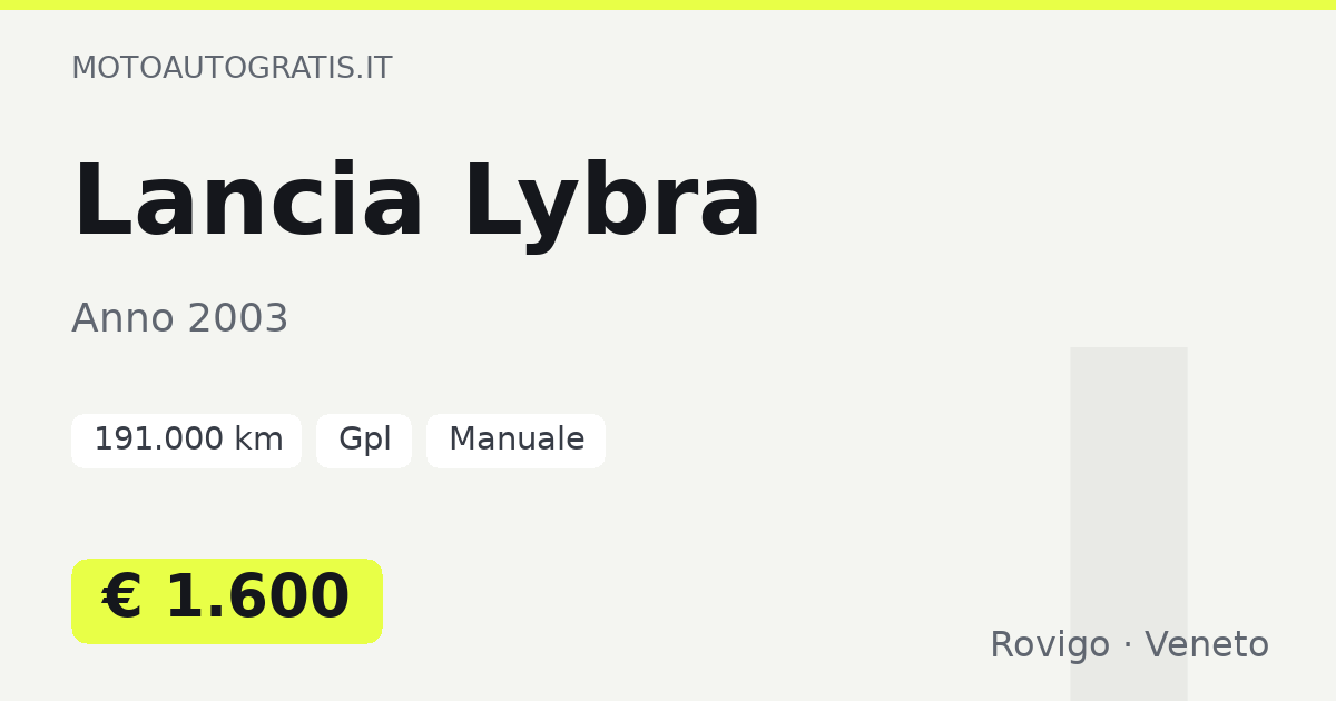 Lancia Lybra