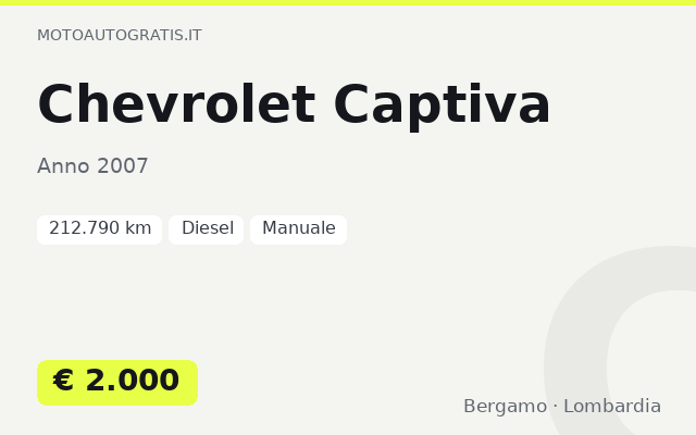 Chevrolet Captiva