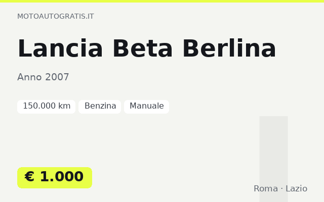 Lancia Beta Berlina