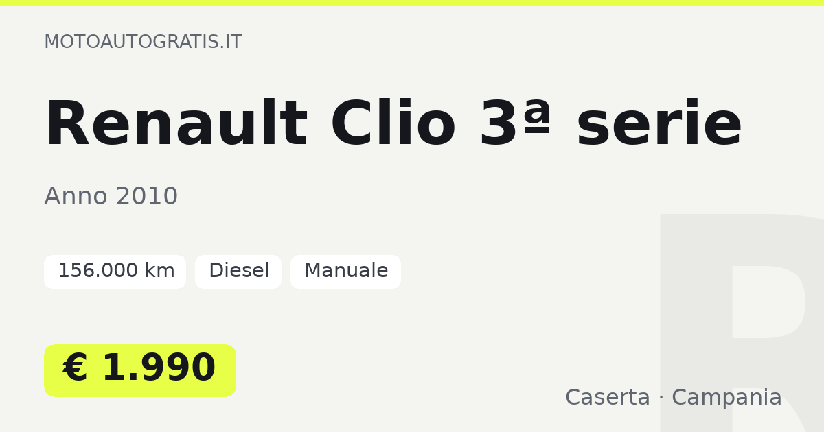 Renault Clio 3ª serie