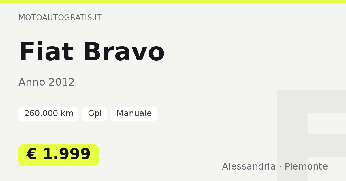 Fiat Bravo