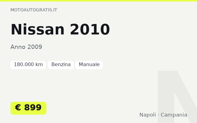 Nissan 2010
