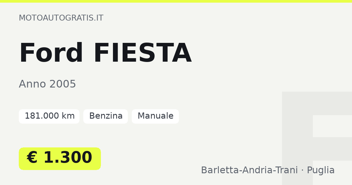 Ford FIESTA