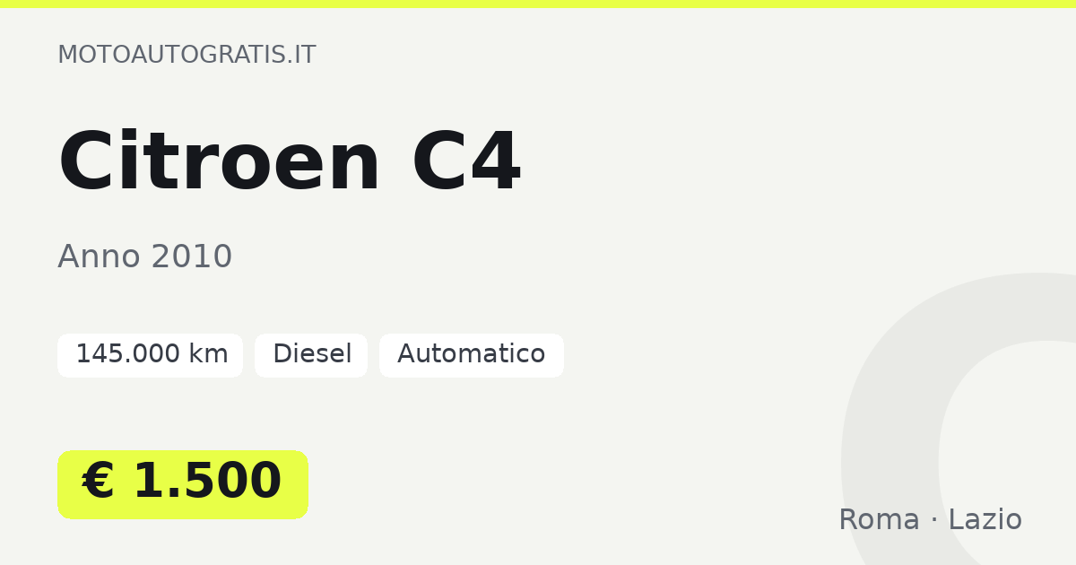 Citroen C4