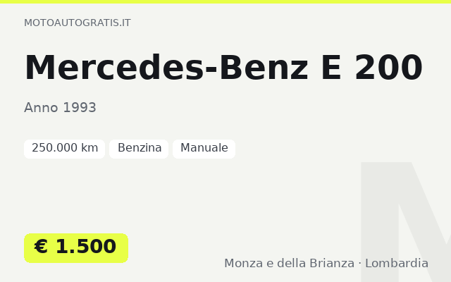 Mercedes-Benz E 200