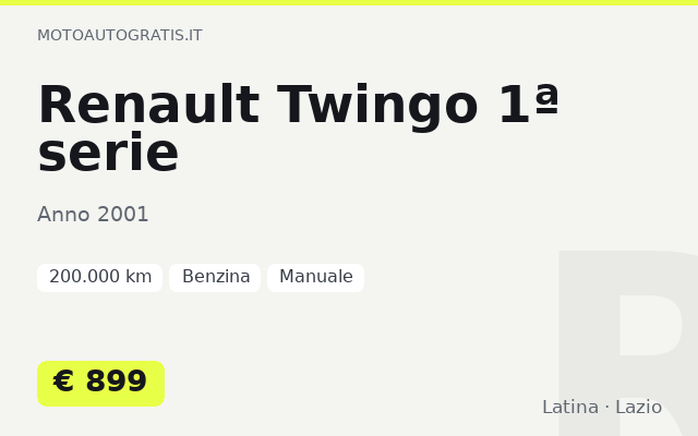 Renault Twingo 1ª serie