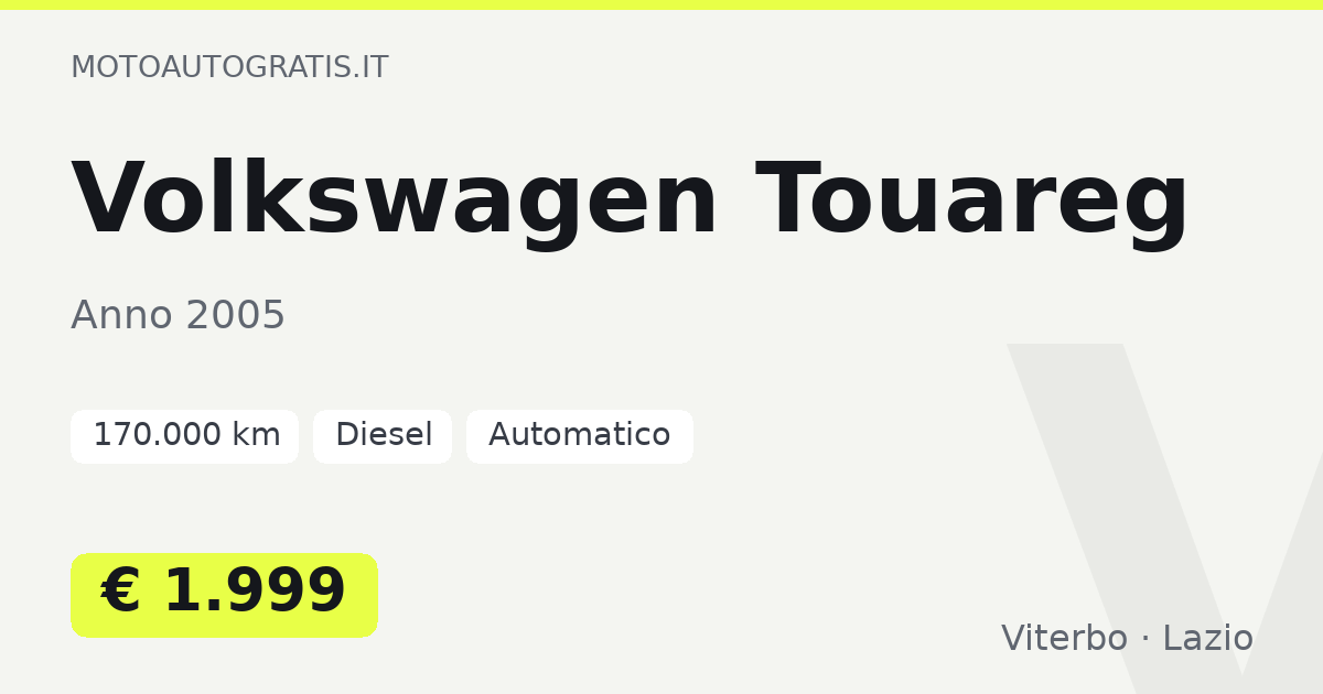 Volkswagen Touareg