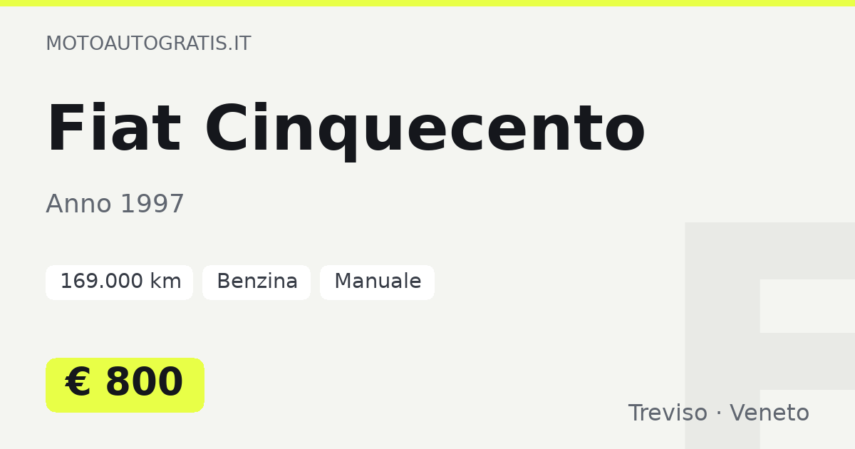 Fiat Cinquecento