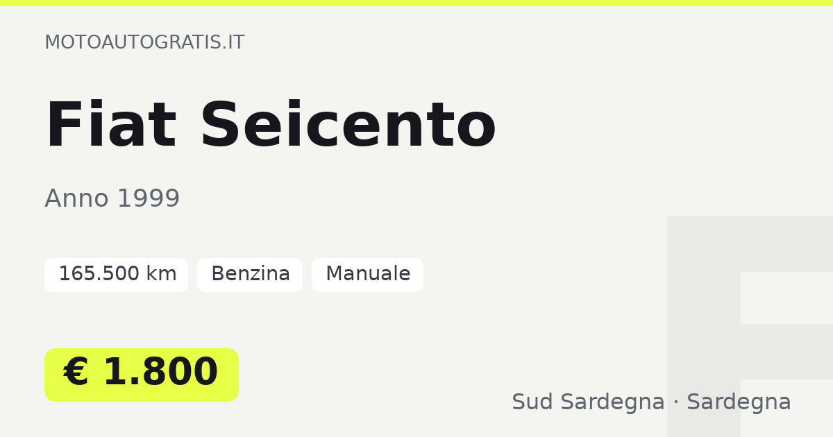 Fiat Seicento