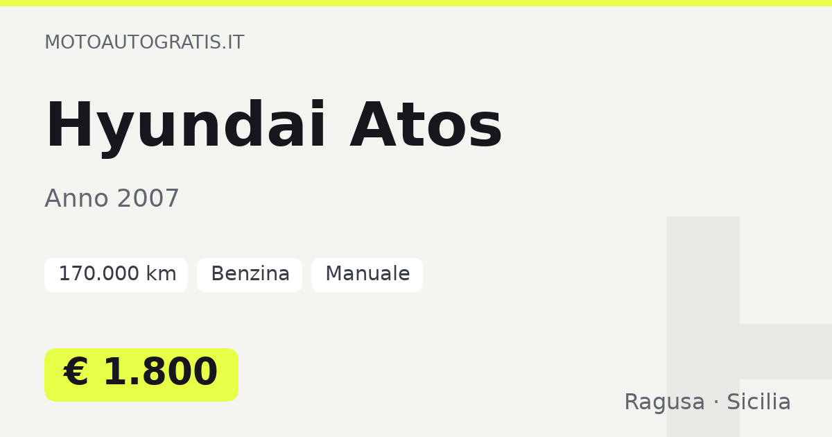 Hyundai Atos
