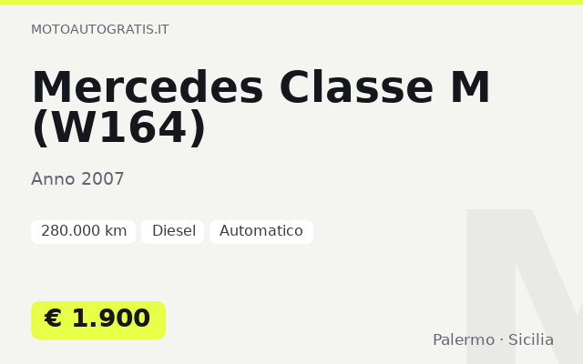 Mercedes Classe M (W164)