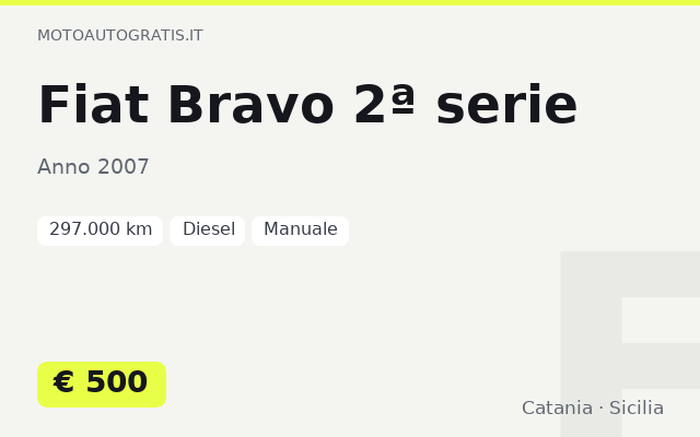 Fiat Bravo 2ª serie