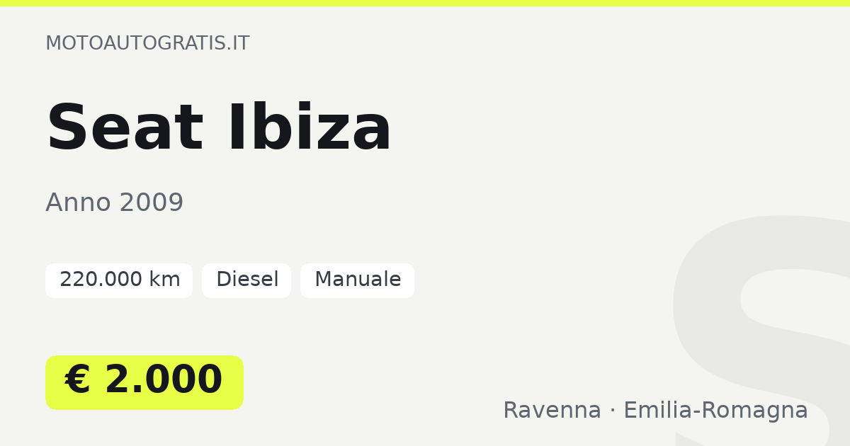 Seat Ibiza