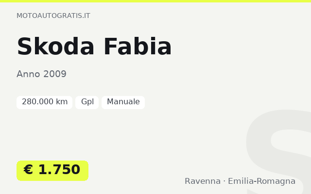 Skoda Fabia