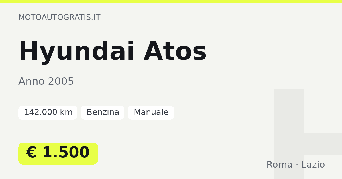Hyundai Atos
