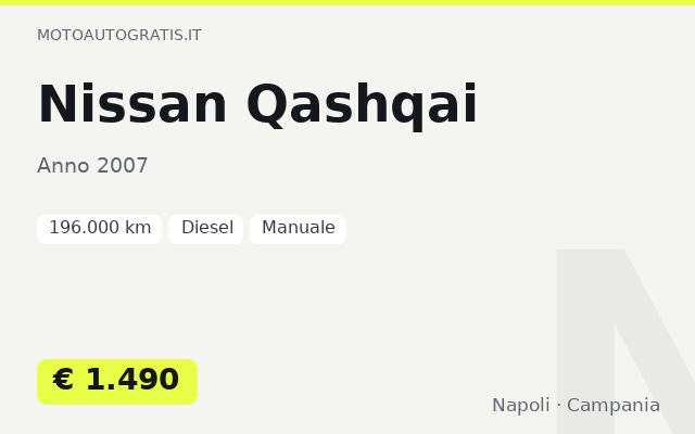 Nissan Qashqai