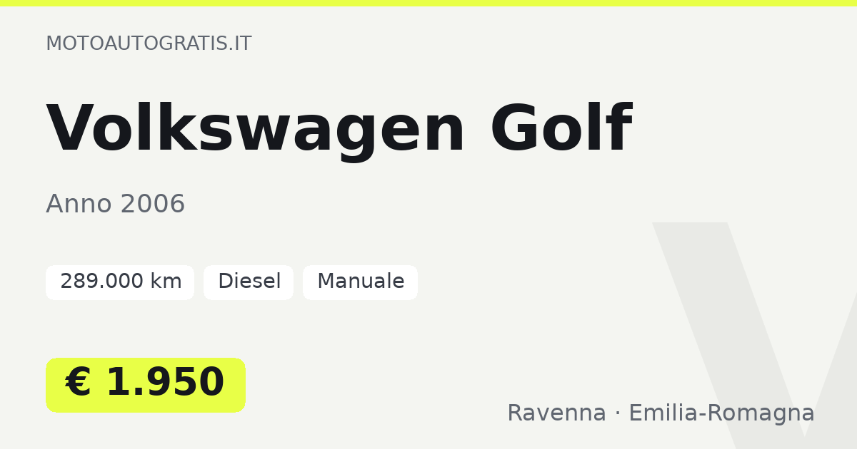 Volkswagen Golf