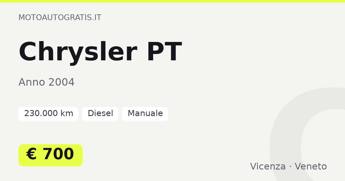 Chrysler PT