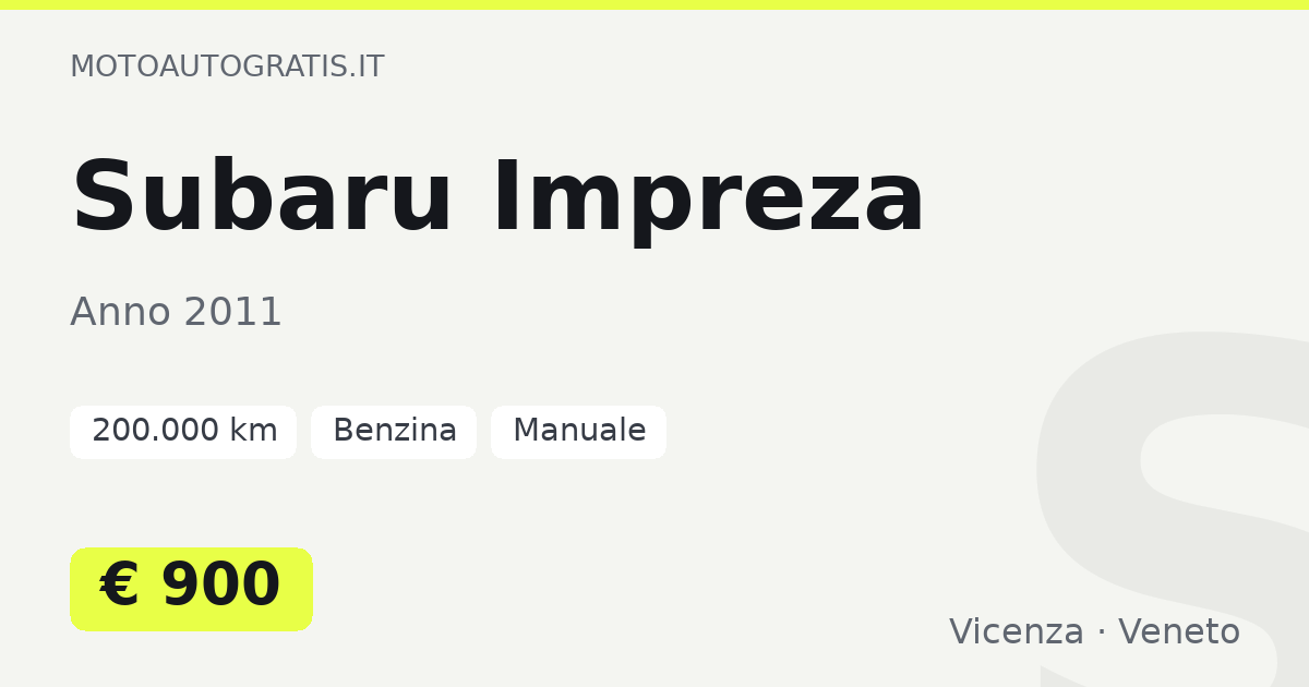 Subaru Impreza