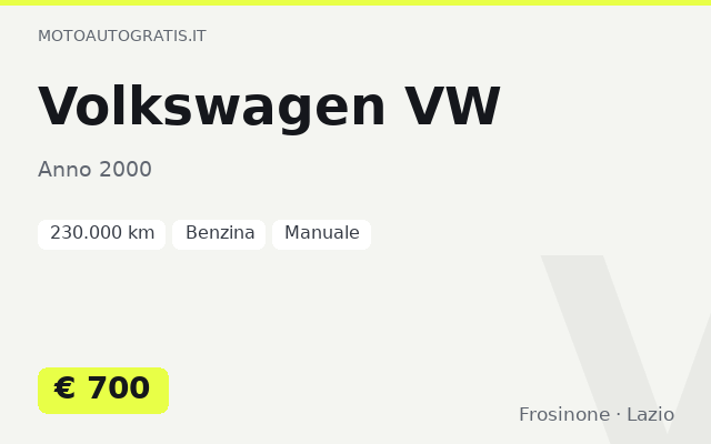 Volkswagen VW