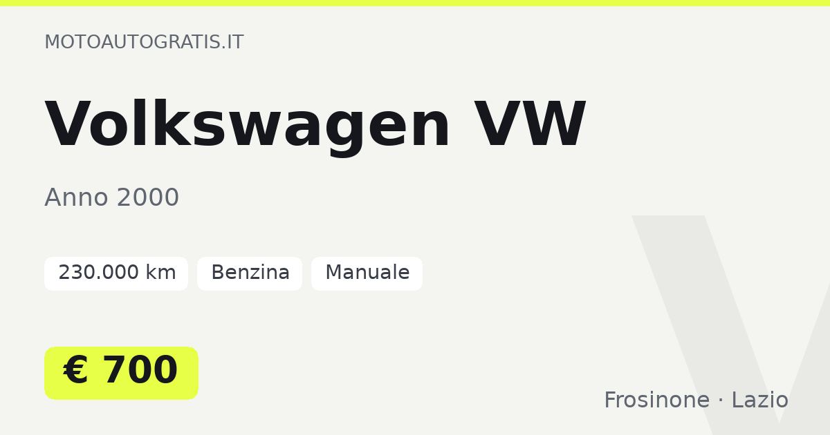 Volkswagen VW