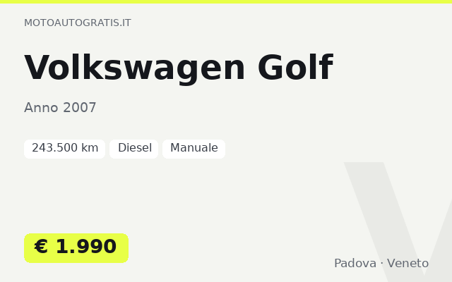 Volkswagen Golf