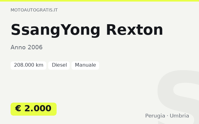 SsangYong Rexton