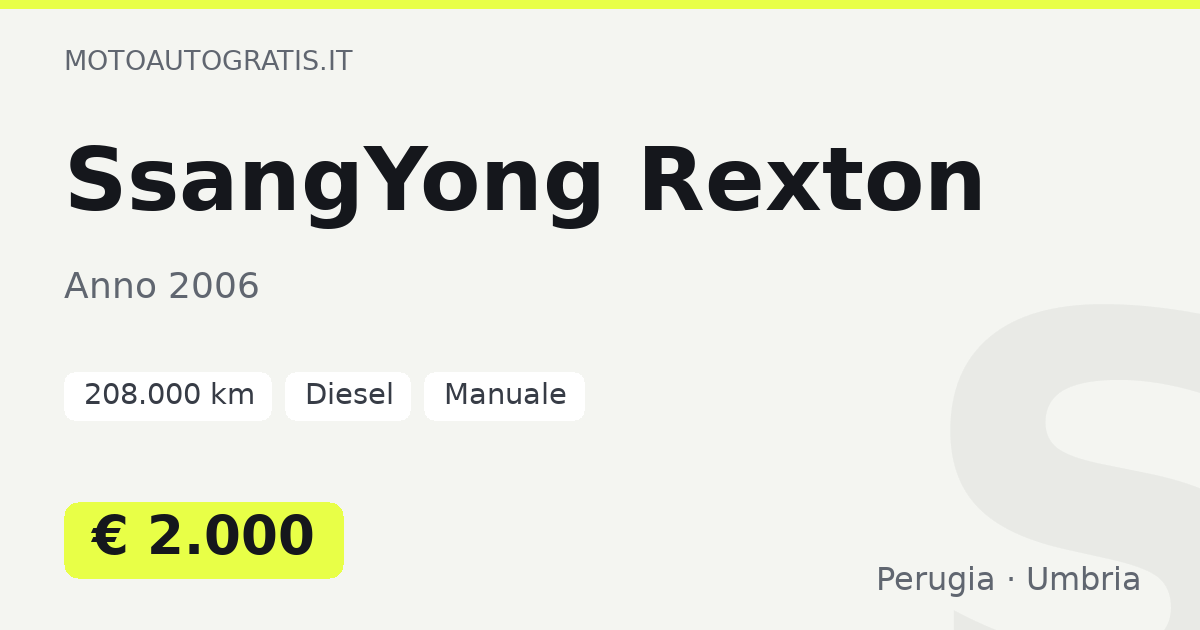 SsangYong Rexton
