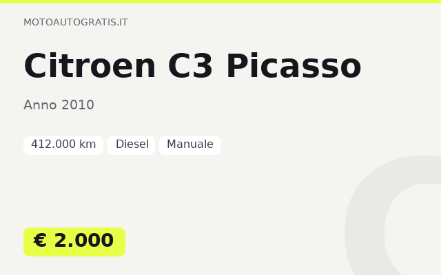 Citroen C3 Picasso
