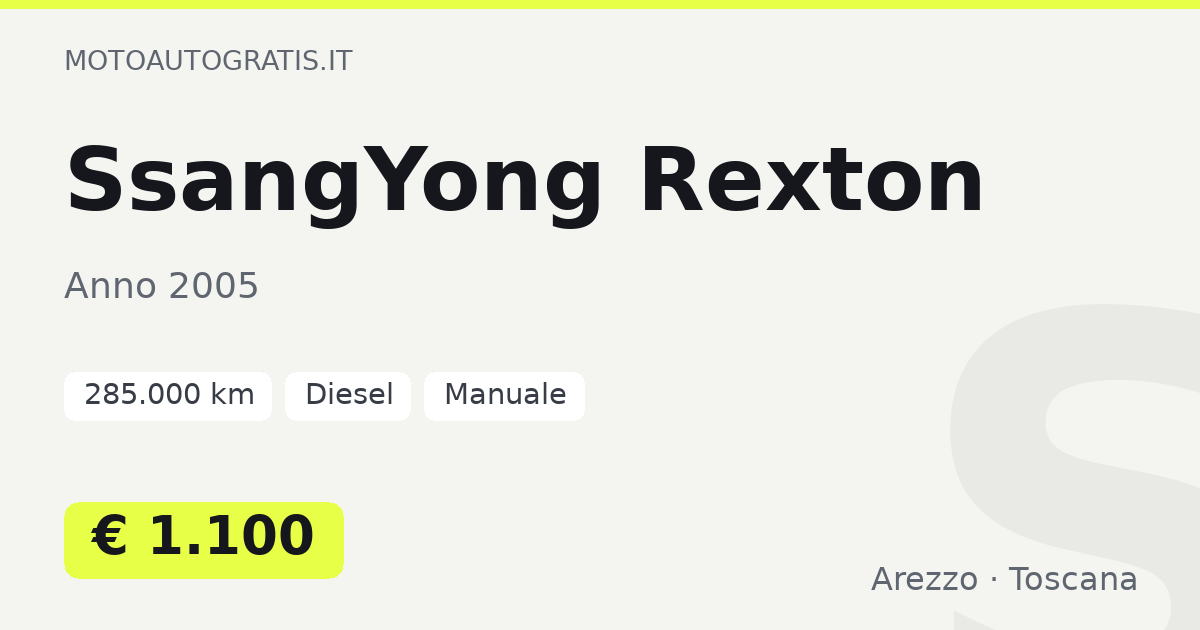 SsangYong Rexton