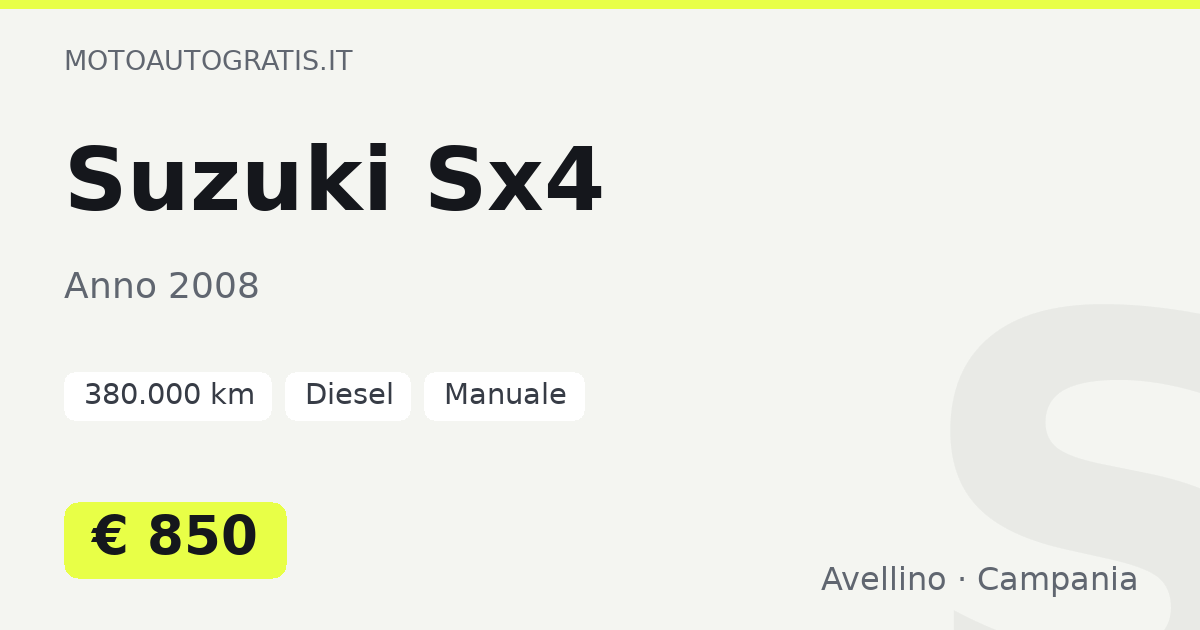 Suzuki Sx4
