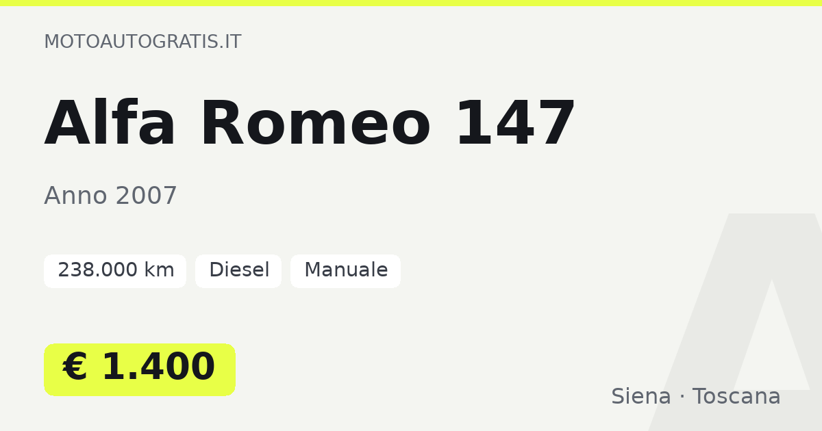 Alfa Romeo 147
