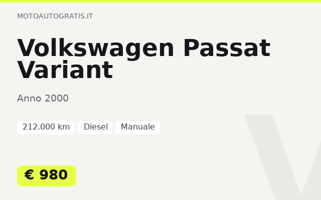 Volkswagen Passat Variant