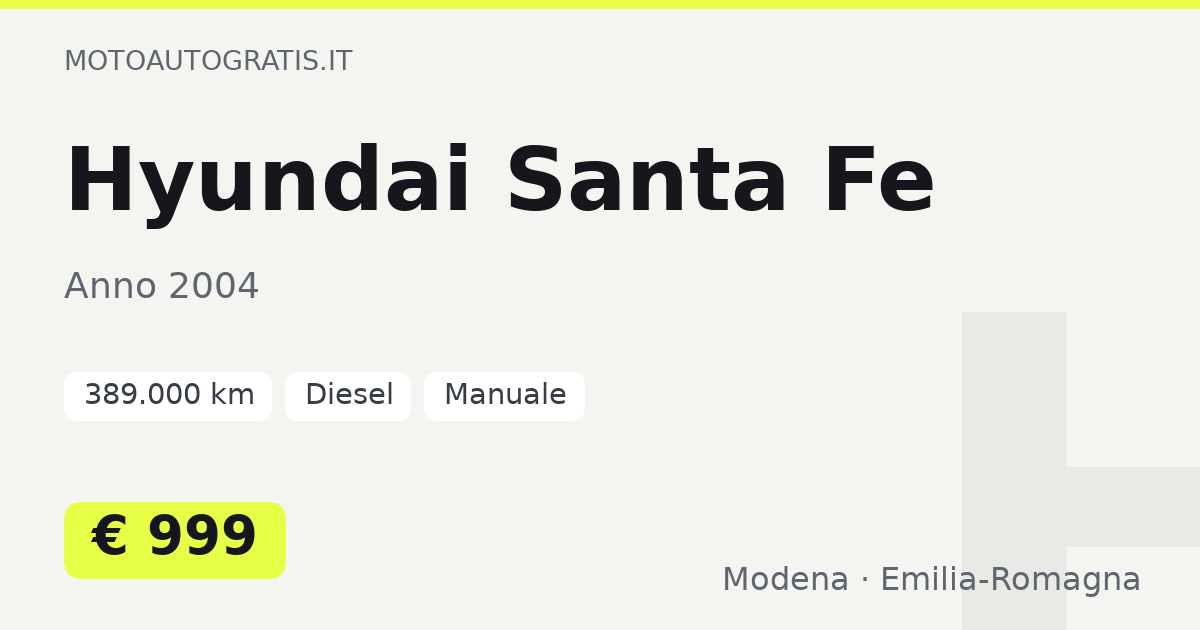 Hyundai Santa Fe