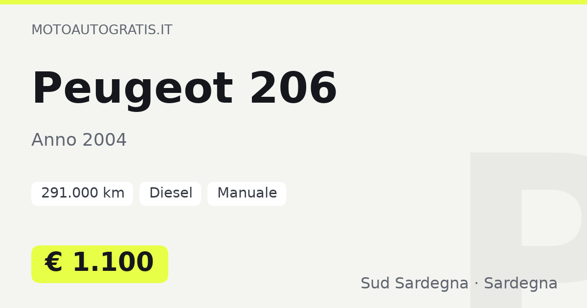 Peugeot 206
