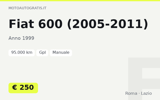 Fiat 600 (2005-2011)