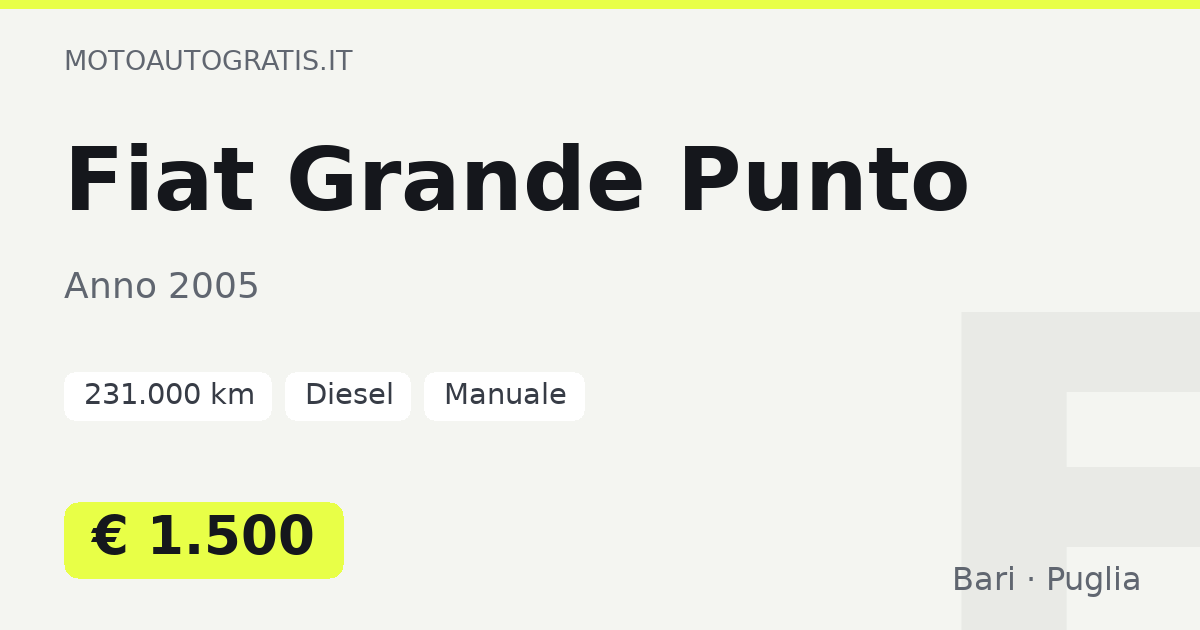 Fiat Grande Punto
