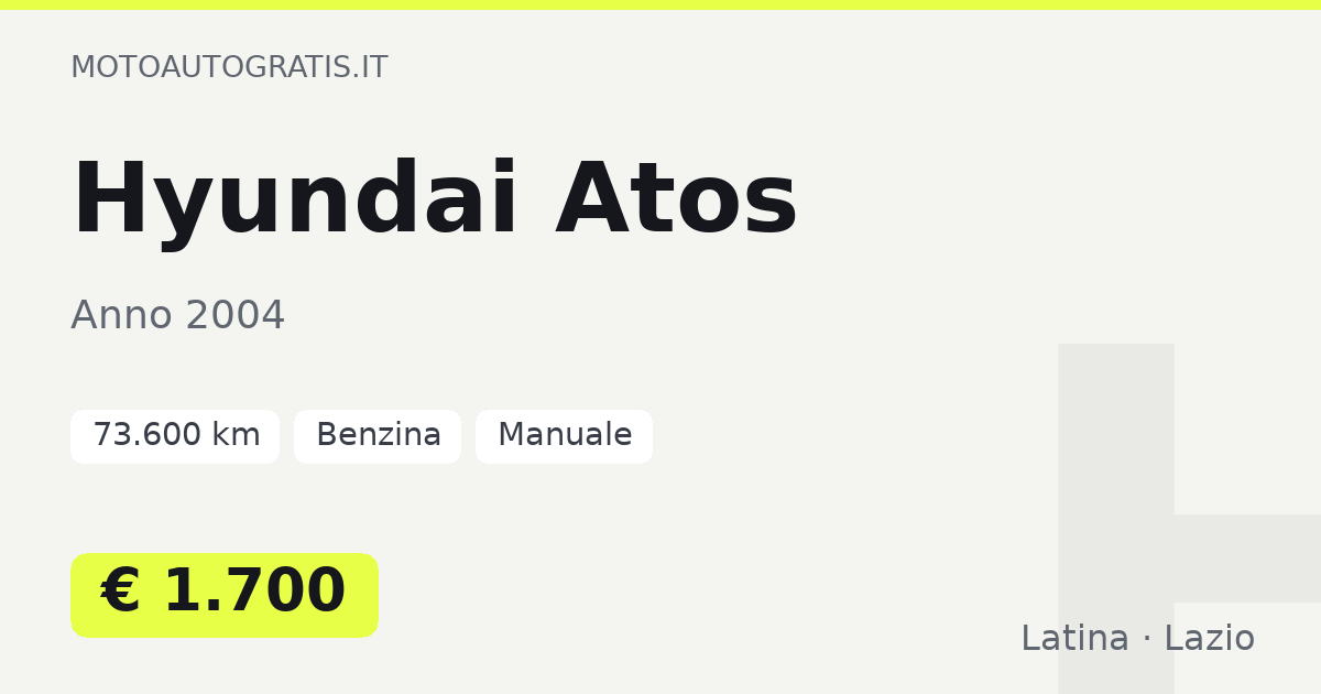 Hyundai Atos