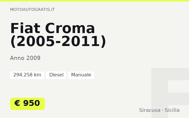 Fiat Croma (2005-2011)